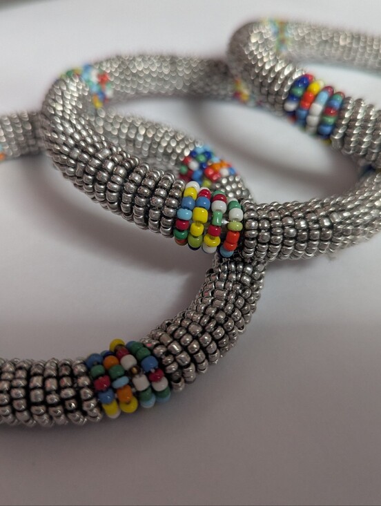 Jewelry - Maasai Beaded 3-Bangle Set